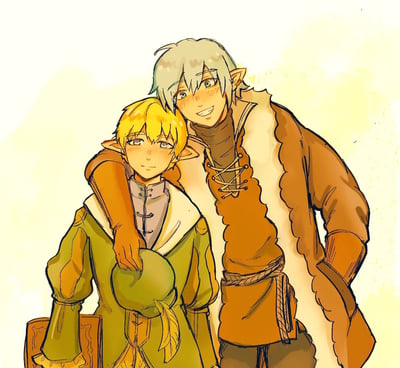 Young Haurchefant and Francel