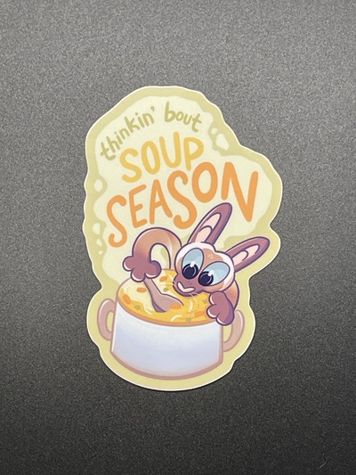 SOUP SEASON Vinyl Sticker