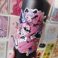 6x6 Tsulala x Zambicandy holo sticker - Thumbnail 3