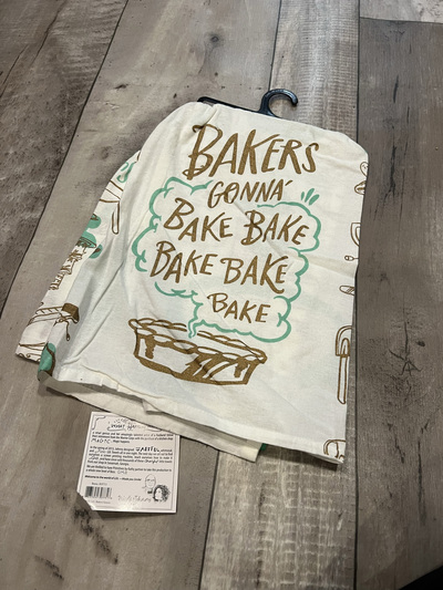 Bakers Gonna Bake Tea Towel