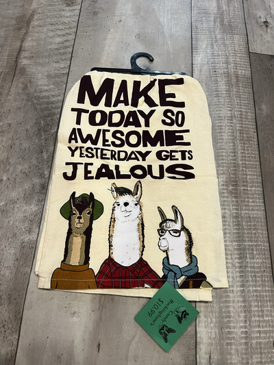 Make Today Awesome Tea Towel