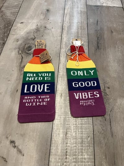 Only Good Vibes- Wine Bottle Sleeves