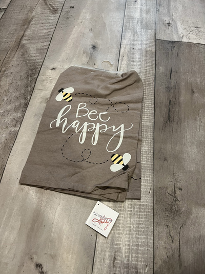 Bee Happy- Tea Towel