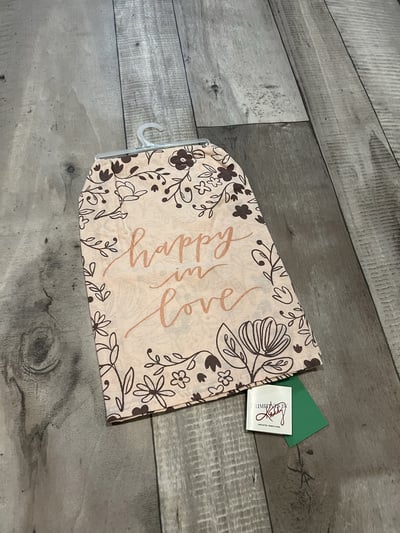 Happy In Love- Tea Towel