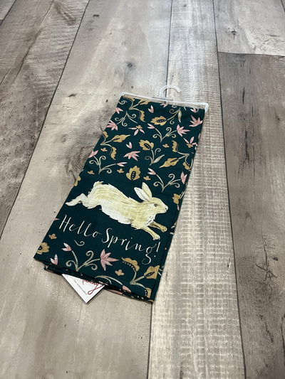 Hello Spring- Tea Towel