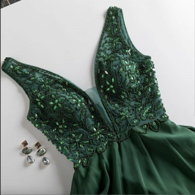 Sweetheart prom dresses floor length waist with bowknot - Thumbnail 1