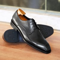 Imitation wood grain fashion to do old manner shoes men's shoes 2 colors - Thumbnail 1