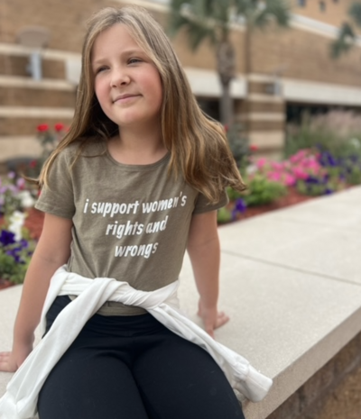 Rights and Wrongs Crop Tee