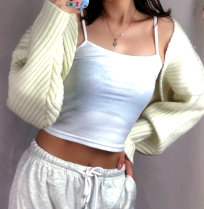 Punk Knit Lantern Sleeve Chunky Knit Sweater Cape Cardigan Unique Y2K 90s Amazing