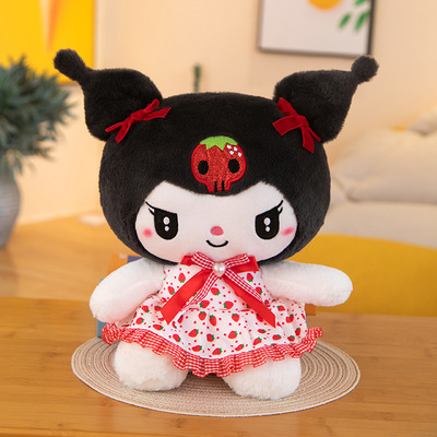 Kawaii Strawberry Kuromi Plushie Plush Toy