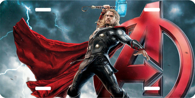 Thor Avengers Vanity License Plate