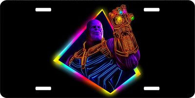 Thanos Vanity License Plate