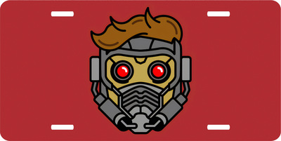 Star Lord Guardians Galaxy Vanity License Plate