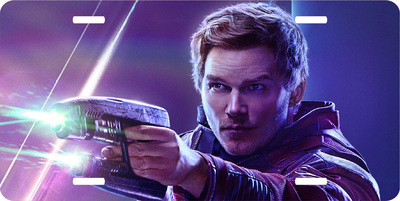 Star Lord Guardians Galaxy Vanity License Plate