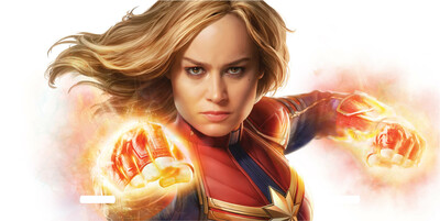 Captain Marvel Vanity License Plate