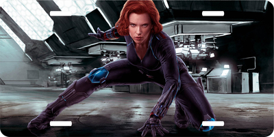 Black Widow Vanity License Plate