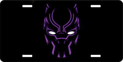 Black Panther Vanity License Plate