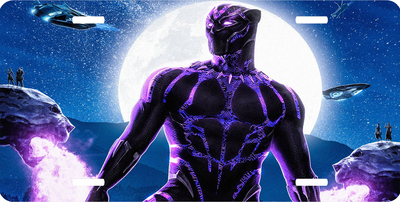 Black Panther Vanity License Plate