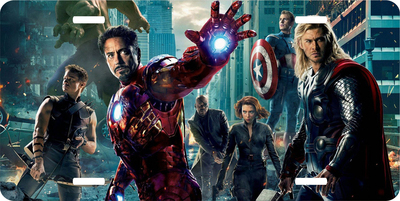 Avengers Hawkeye Iron Man Thor Vanity License Plate