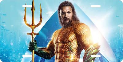 Aquaman Jason Momoa Vanity License Plate