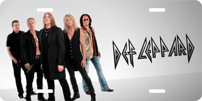 Def Leppard Vanity License Plate