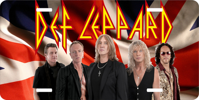 Def Leppard Vanity License Plate
