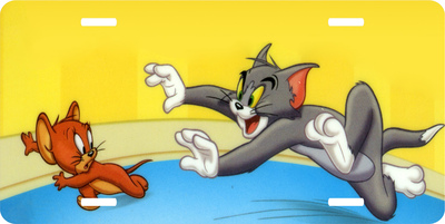 Tom & Jerry Vanity License Plate