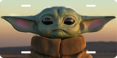 Star Wars Grogu Baby Yoda License Plate Auto Truck