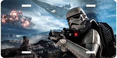 Star Wars Stormtrooper License Plate Auto Truck