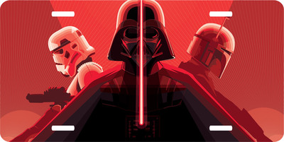 Star Wars Darth Vader License Plate Auto Truck