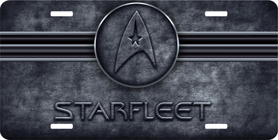 Star Trek Starfleet Vanity License Plate