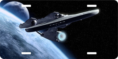 Star Trek Enterprise Vanity License Plate