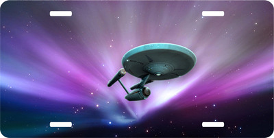Star Trek Enterprise Vanity License Plate