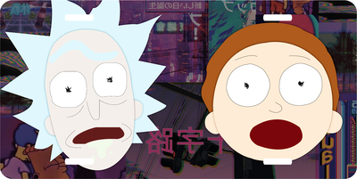 Rick and Morty Vanity License Plate
