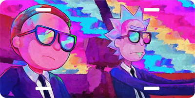 Rick and Morty Vanity License Plate