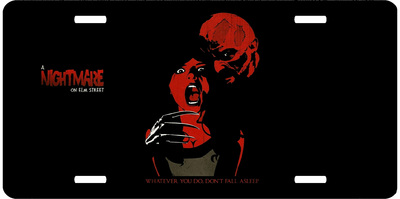 Nightmare on Elm Street Freddy Krueger Vanity License Plate