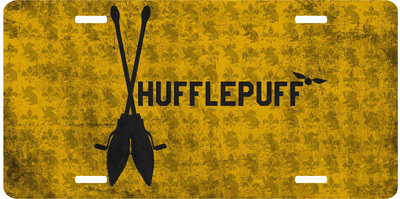 Harry Potter Hufflepuff Quidditch Vanity License Plate
