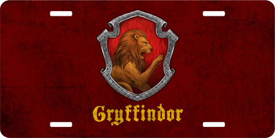 Harry Potter Gryffindor Crest Vanity License Plate
