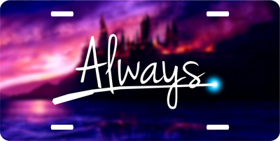 Harry Potter Always Vanity License Plate