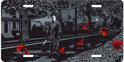 Halloween Michael Myers Horror Vanity License Plate