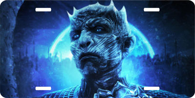 Game of Thrones White Walker Night King Vanity License Plate