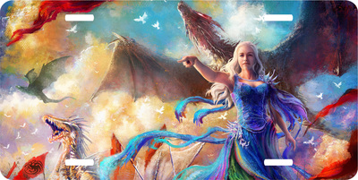Game of Thrones Khaleesi Dragon Vanity License Plate