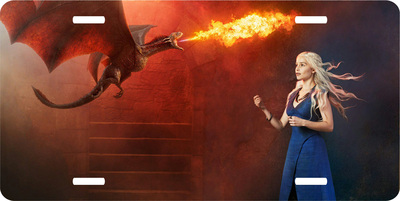 Game of Thrones Khaleesi Dragon Vanity License Plate