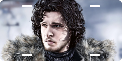 Game of Thrones Jon Snow Vanity License Plate