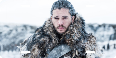 Game of Thrones Jon Snow Vanity License Plate