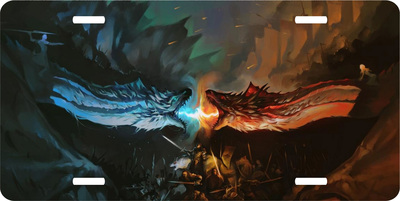 Game of Thrones Dragon Vanity License Plate
