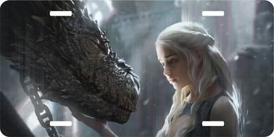 Game of Thrones Daenarys Vanity License Plate