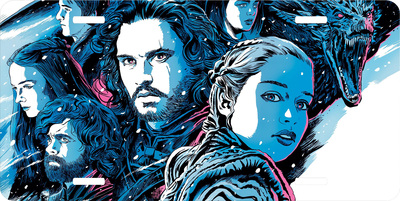 Game of Thrones Daenarys Jon Snow Vanity License Plate