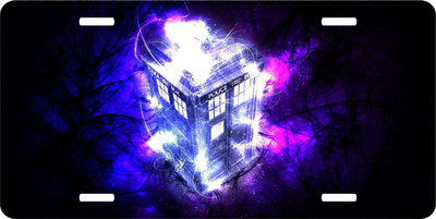 Doctor Who Tardis Vanity License Plate
