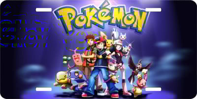 Pokemon Title Screen Vanity License Plate
